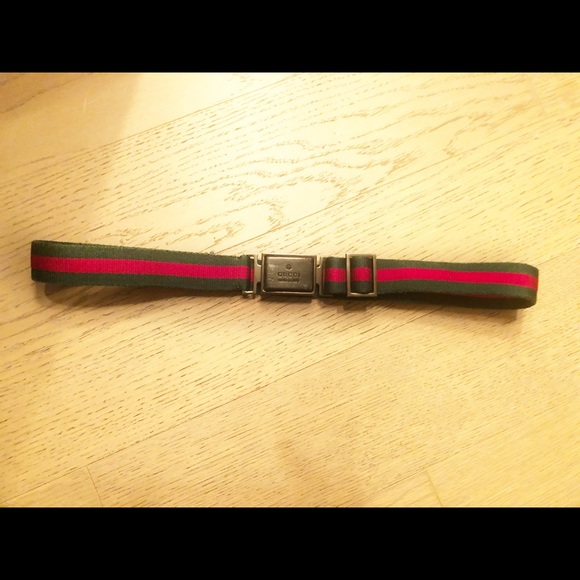 Gucci Vintage Authentic Belt (Red and Green) Y2K - Picture 3 of 5